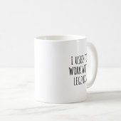 新おもしろい職の同僚離れの幸運 コーヒーマグカップ (正面右)