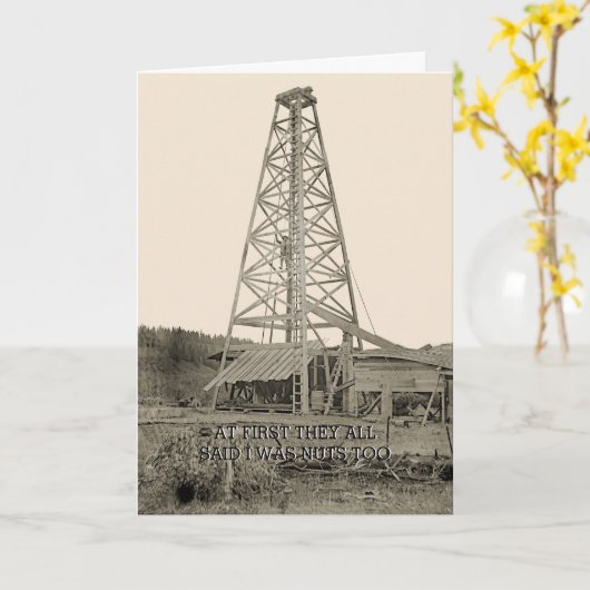 新おもしろい規ビジネス福運油ウェル1890写真 カード (黄色い花)