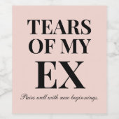 新おもしろい規独身の離離婚パーティー ワインラベル (シングルラベル)