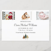 新おもしろい親クリスマス誕生発表 (裏面)