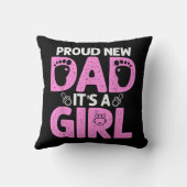 新おもしろい誇りを持ったお父さ男性へんのプレゼント今日 クッション (裏面)