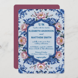 新お洒落カジュアルロマンチ結婚ック 招待状