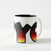 新しいあなたの都市コップ ツートーンマグカップ (正面右)