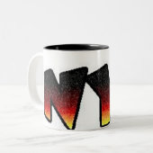 新しいあなたの都市コップ ツートーンマグカップ (正面左)