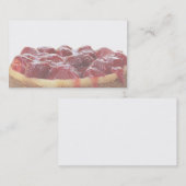 新しいいちごのチーズケーキの名刺 名刺 (正面/裏面)