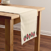 新しいいちごの夏のフルーツのインスピレーション ショートテーブルランナー (インサイチュ)