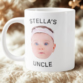 新しいおじさんギフトマグカスタム、ベビー顔写真ギフト ジャンボコーヒーマグカップ