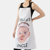 新しいおじさんギフト、カスタムベビー顔写真ギフト エプロン (インサイチュ)