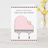 新しいおばあちゃんおめでとう カード (黄色い花)