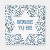 新しいおばあちゃんおもしろいユダヤモダン人かわいい マグネット (正面)