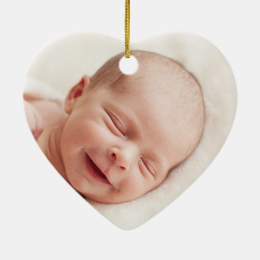 新しいおばあちゃんの最初年のセラミックオーナメントと写真 セラミックオーナメント (裏面)