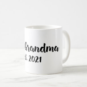 新しいおばあちゃんエスト。2021年初めてのお婆さん コーヒーマグカップ