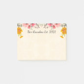 新しいおばあちゃんエスト。2021装飾フローラ ポストイット (正面)