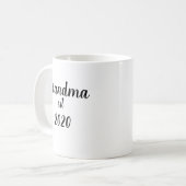 新しいおばあちゃんグランドパグランドペアレントを追加Year Est Gift コーヒーマグカップ (正面左)