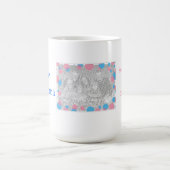 新しいおばあちゃんフォトマグカップテンプレート コーヒーマグカップ (中央)