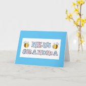 新しいおばあちゃん カード (黄色い花)