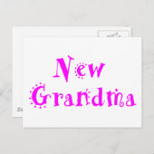新しいおばあちゃん ポストカード (正面/裏面)