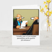 新しいおもしろいジョブおめでとうグリーティングカード カード (黄色い花)