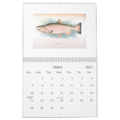 新しいおよび海の魚のカレンダー カレンダー (3月 2027)