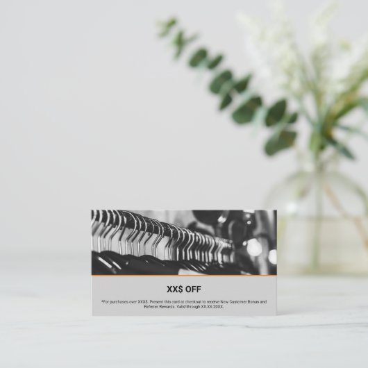 新しいおカスタム客様のアドボケートの報酬のイメージ 紹介カード (スタンド正面)