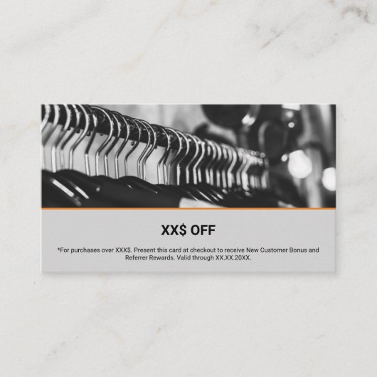 新しいおカスタム客様のアドボケートの報酬のイメージ 紹介カード (正面)