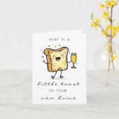 新しいお家にお祝い Toast！ カード (黄色い花)