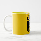 新しいお尻の交換が成功 ツートーンマグカップ (左)