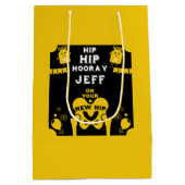 新しいお尻の交換が成功 ミディアムペーパーバッグ (裏面)