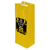 新しいお尻の交換が成功 ワインギフトバッグ (裏面アングル)