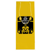 新しいお尻の交換が成功 ワインギフトバッグ (裏面)