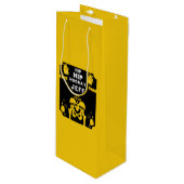 新しいお尻の交換が成功 ワインギフトバッグ (正面アングル)