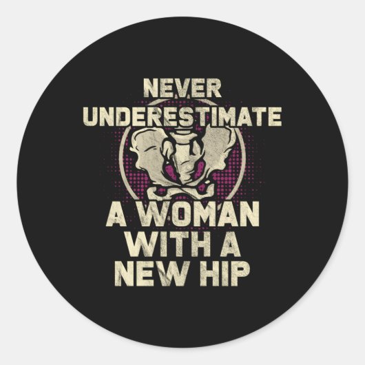 新しいお尻の置き換え器でAを過小評価しない ラウンドシール (正面)