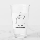 新しいお尻 – アセンブリが必要 タンブラーグラス (裏面)