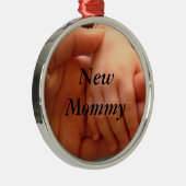 新しいお母さんのクリスマスのオーナメント メタルオーナメント (右)