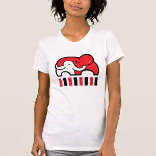 新しいお母さんの幼児視覚象の抱擁Tシャツ Tシャツ