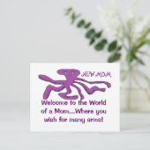 新しいお母さんカード ポストカード (スタンド正面)