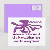 新しいお母さんカード ポストカード (正面/裏面)
