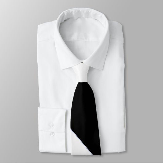 新しいお気に入りの白黒ブロードストライプの ネクタイ (タイ)