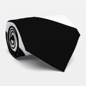 新しいお気に入りの白黒ブロードストライプの ネクタイ (ロール)