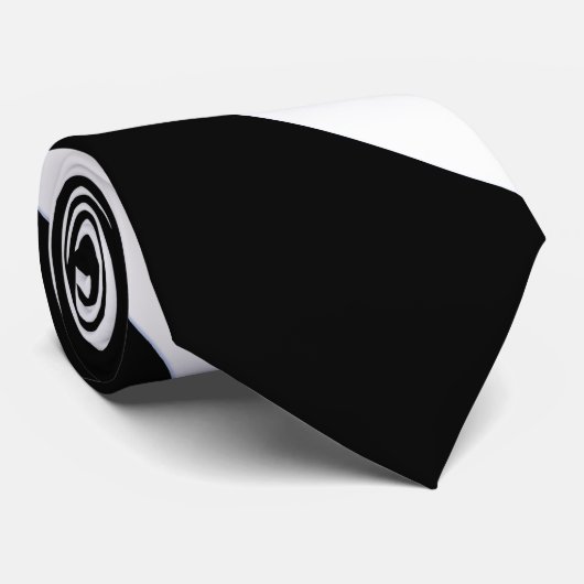 新しいお気に入りの白黒ブロードストライプの ネクタイ (ロール)