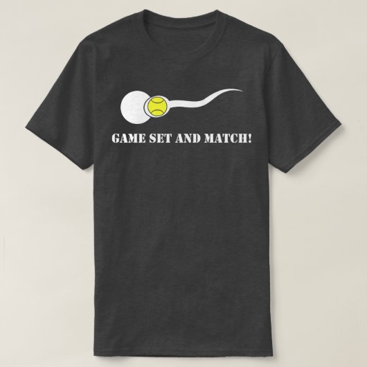 新しいお父さんギフトテニス選手 Tシャツ (デザイン正面)