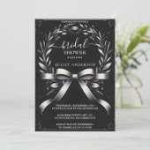 新しいかわいいロープ ウェア タイング ザ ノット ブライダル シャワー 招待状 (スタンド正面)