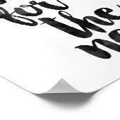 新しいことに道を譲る ポスター (角)