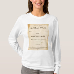 新しいとびらエレガントな概要の地図書 Tシャツ