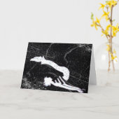 新しいのにPilatesカードロール・オーバーして下さい カード (黄色い花)