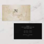 新しいのグランジな金 名刺 (正面/裏面)