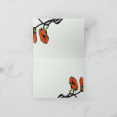 新しいのケシ(ノートはありがとう) サンキューカード (内部)