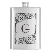 新しいのモノグラム フラスク (正面)