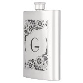 新しいのモノグラム フラスク (左)