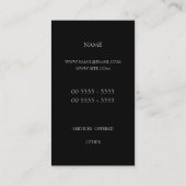 新しいの垂直線 名刺 (裏面)